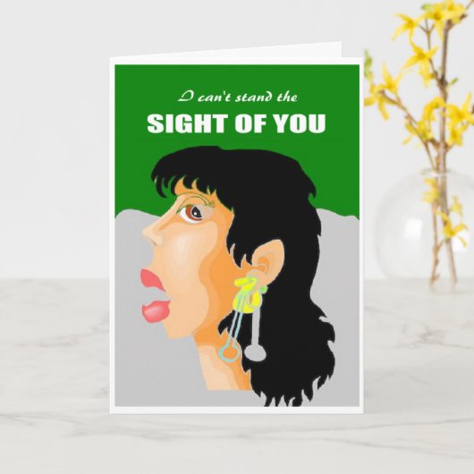 おもしろい恋しく思君 カード (黄色い花)