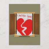 おもしろい恋しく思落書き来はクローゼットから出た ポストカード (正面)