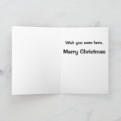 おもしろい恋しく思You Christmas Card シーズンカード (内部)