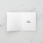 おもしろい恋ユーモアのあるの旅 カード (内部)