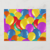 おもしろい恐竜の新学期バスの少年誕生日 ポストカード (裏面)