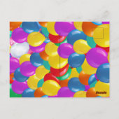 おもしろい恐竜の新学期バスの少年誕生日 ポストカード (裏面)