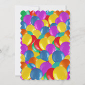 おもしろい恐竜の新学期バスの少年誕生日 招待状 (裏面)