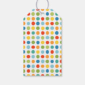 おもしろい恐竜の誕生日パーティーありがとう ギフトタグ (裏面)