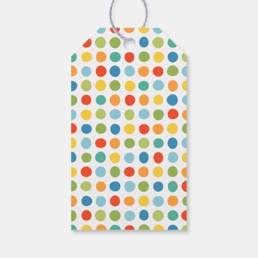 おもしろい恐竜の誕生日パーティーありがとう ギフトタグ (裏面)