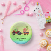 おもしろい恐竜トラクター誕生日パーティーDIY名前 ペーパーボウル (パーティー)