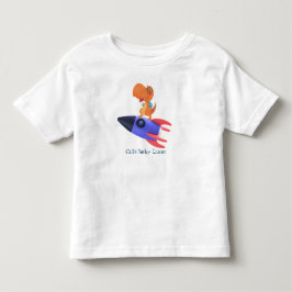 おもしろい恐竜ロケット戻る2学校誕生日会 トドラーTシャツ