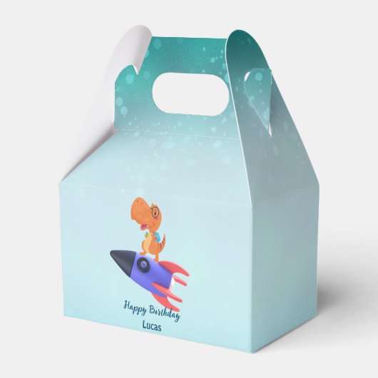 おもしろい恐竜ロケット戻る2学校誕生日会 フェイバーボックス (正面サイド)