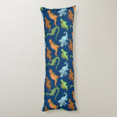 おもしろい恐竜模様 ボディピロー (裏面 (縦))