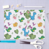 おもしろい恐竜葉 薄葉紙 (クラフト)