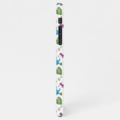 おもしろい恐竜葉 iPhoneケース (左側)