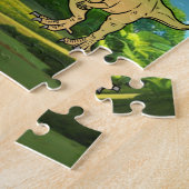 おもしろい恐竜 ジグソーパズル (側面)