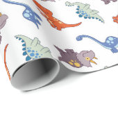 おもしろい恐竜 ラッピングペーパー (ロールコーナー)