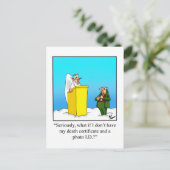 おもしろい恵み&信仰ユーモアポストカード ポストカード (スタンド正面)