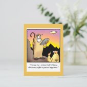 おもしろい恵み&信仰ユーモアポストカード ポストカード (スタンド正面)