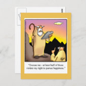 おもしろい恵み&信仰ユーモアポストカード ポストカード (正面/裏面)