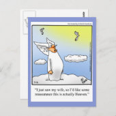 おもしろい恵み&信仰ユーモアポストカード ポストカード (正面/裏面)