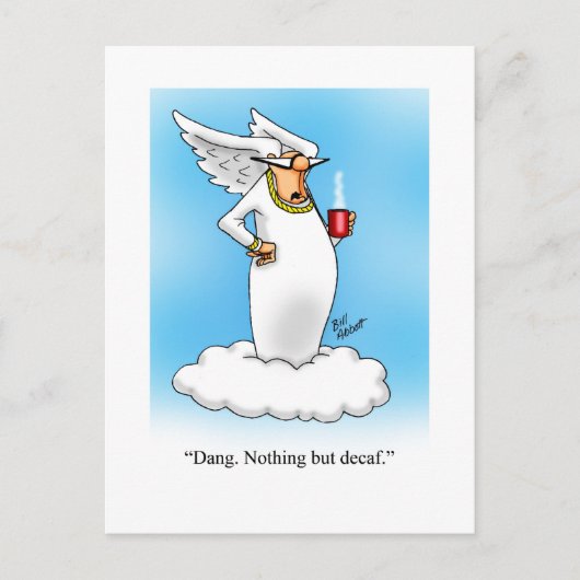 おもしろい恵み&信仰ユーモアポストカード ポストカード (正面)