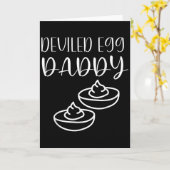 おもしろい悪魔の卵パパ カード (黄色い花)