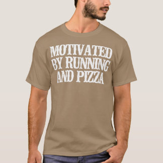 おもしろい意欲を起こランニングヴィンテージ・ピザT市 Tシャツ