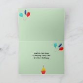 おもしろい愛のボブキャット – 誕生日カード シーズンカード (内部)