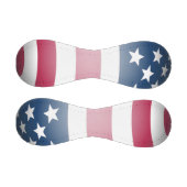 おもしろい愛国的なアメリカ国旗、赤白、青 野球ボール (パネル)