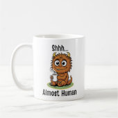 おもしろい愛好家のための引用文ギフト付き朝 コーヒーマグカップ (左)