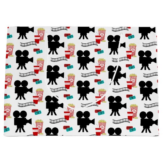 おもしろい愛好家のパーティータイル抱き枕 ラージペーパーバッグ (正面)