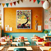 おもしろい感動的と親切な教室 ポスター