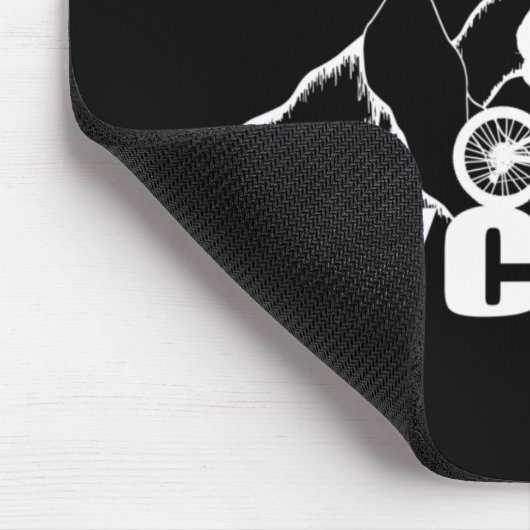 おもしろい感動的サイクリング引用文 マウスパッド (コーナー)