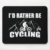 おもしろい感動的サイクリング引用文 マウスパッド (正面)
