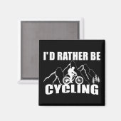 おもしろい感動的サイクリング引用文 マグネット (正面/裏面)