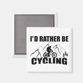 おもしろい感動的サイクリング引用文 マグネット (正面/裏面)