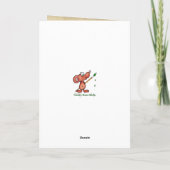 おもしろい感動的バイブル引用文バラアムズドンキー カード (裏面)