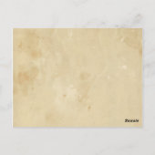 おもしろい感動的バイブル引用文バラアムズドンキー ポストカード (裏面)