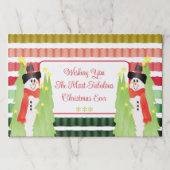 おもしろい感動的ホリデー紙ランチョンマット ペーパーパッド (正面)