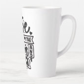 おもしろい感動的ラテ カフェラテマグ (右)