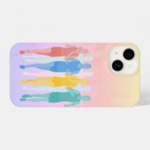 おもしろい感動的ランナーズウォーカー走ズ走の iPhoneケース (裏面横)