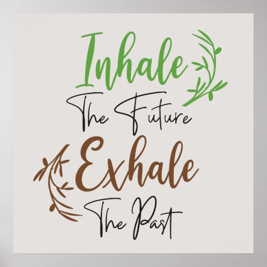 おもしろい感動的ワードアート ポスター (正面)