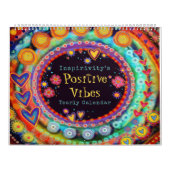 おもしろい感動的前向きの鼓動 カレンダー (カバー)