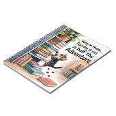 おもしろい感動的猫 ノートブック (左側)