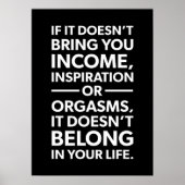 おもしろい感動的 ポスター (正面)