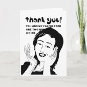 おもしろい感謝してい君 カード (正面)