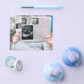 おもしろい感謝していYou news photo flyer チラシ (シングル)