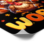 おもしろい感謝トルコを与えるまでゴブル ポスター (角)