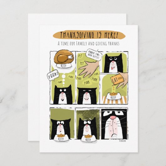 おもしろい感謝祭の期待現実 シーズンカード