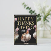 おもしろい感謝祭恋しく思のトルコ札 シーズンカード (スタンド正面)