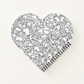 おもしろい成乳房パターン ノートブック (裏面)