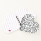 おもしろい成乳房パターン ノートブック (内部)