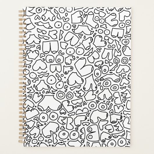 おもしろい成乳房パターン プランナー手帳 (正面)